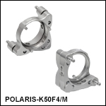 Ø50 mm Polaris<sup>®</sup> Low-Distortion Kinematic Mount, 2 Adjusters