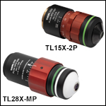 Multiphoton Apochromatic Objectives with Correction Collar