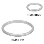 Clear-Anodized Aluminum Retaining Rings