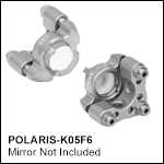 Ø1/2in Polaris<sup>®</sup> Low-Distortion Kinematic Mount, 3 Adjusters