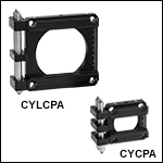 Cylindrical Lens Mounts for 30 mm and 60 mm Cage Systems