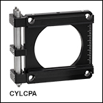 Cylindrical Lens Mount for 60 mm Cage Systems<br>