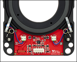 The Tips of the Motors Contacting the Edge of the Rotation Stage