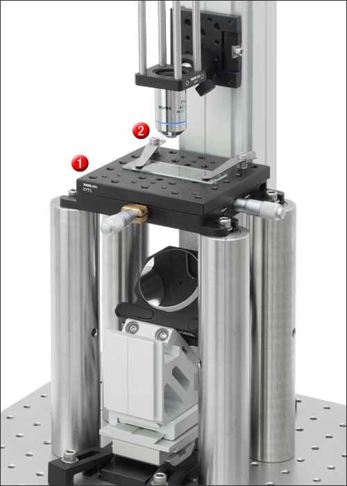 XYT1 Translation Stage in a Custom Imaging Apparatus