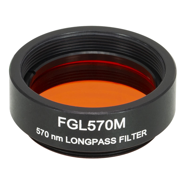 Mounted Longpass Colored Glass Filters