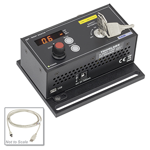 TLS001-1550 - T-Cube Laser Source, 1550 nm, 1.5 mW Max (Power Supply Not Included)