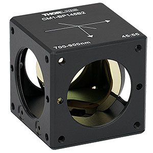 CM1-BP145B2 - 30 mm Cage Cube-Mounted Pellicle Beamsplitter, 45:55 (R:T), 700 - 900 nm