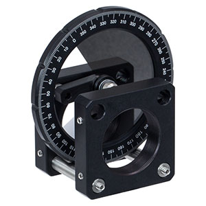 NDM4/M - Cage-Compatible, Cont. Variable, Refl. ND Filter Wheel, OD = 0 - 4.0, M4 Tap