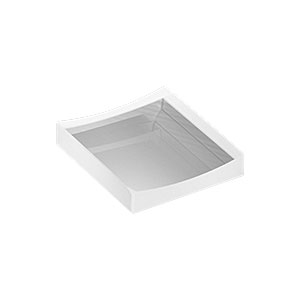 LK1526L1 - f=-79.99 mm, H=20 mm, L=22 mm, N-BK7 Plano-Concave Cylindrical Lens, Uncoated