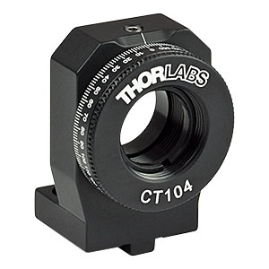 CT104 - Rotation Mount for Ø1/2in Optics to Use with CT1B(/M), CT1P(/M), or MS Stages