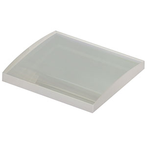 LJ1640L1-B - f = 129.99 mm, H = 30.00 mm, L = 32.0 mm, N-BK7 Plano-Convex Cylindrical Lens, Antireflection Coating: 650-1050 nm