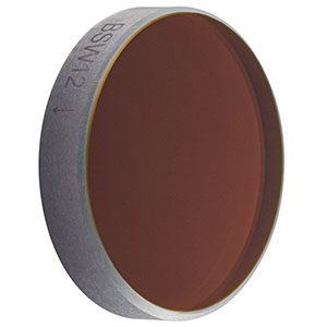 BSW12 - Ø1in 50:50 UVFS Plate Beamsplitter, Coating: 1.2 - 1.6 µm, t = 5 mm