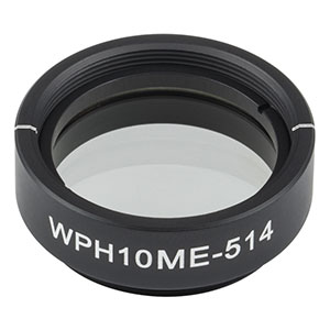 WPH10ME-514 - Ø1in Mounted Polymer Zero-Order Half-Wave Plate, SM1-Threaded Mount, 514 nm