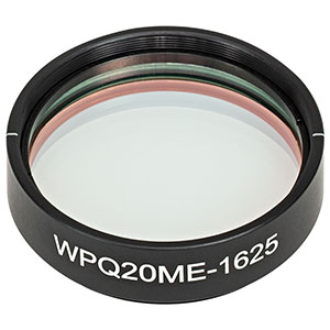 WPQ20ME-1625 - Ø2in Mounted Polymer Zero-Order Quarter-Wave Plate, SM2-Threaded Mount, 1625 nm