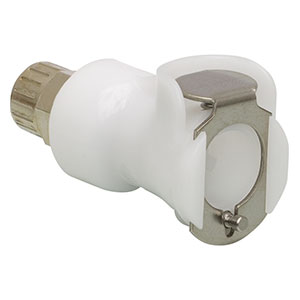 QVM6 - 1/4in OD, 11/64in ID Valved In-Line Coupling Body