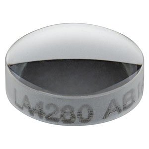 LA4280-AB - f = 10 mm, Ø6.0 mm UVFS Plano-Convex Lens, ARC: 400 - 1100 nm