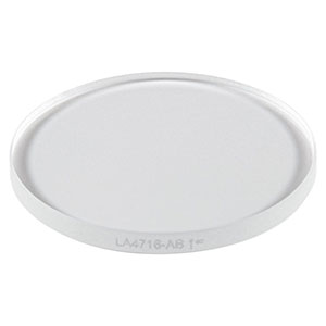 LA4716-AB - f = 750 mm, Ø1in UVFS Plano-Convex Lens, ARC: 400 - 1100 nm