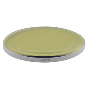 LB4910-B - f = 500 mm, Ø2in UV Fused Silica Bi-Convex Lens, AR Coating: 650 - 1050 nm