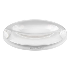LB4879-532 - f = 35 mm, Ø1in UV Fused Silica Bi-Convex Lens, 532 nm V-Coat