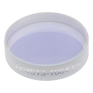 LC4513-1064 - f = -75 mm, Ø1in UV Fused Silica Plano-Concave Lens, 1064 nm V-Coating