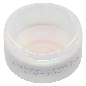 LC4252-1550 - Ø1in, f = -30 mm, UV Fused Silica Plano-Concave Lens, 1550 nm V-Coat