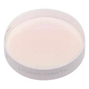 LC4888-1550 - Ø1in, f = -100 mm, UV Fused Silica Plano-Concave Lens, 1550 nm V-Coat