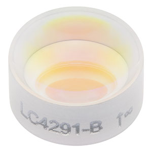 LC4291-B - Ø8 mm, f = -12 mm, UV Fused Silica Plano-Concave Lens, ARC: 650 - 1050 nm