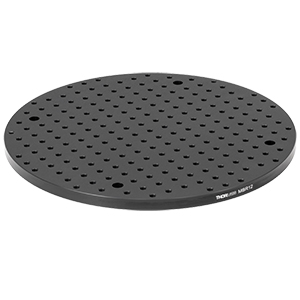 MBR12 - Aluminum Breadboard, Ø12.00in x 0.50in, 1/4in-20 Double-Density Taps