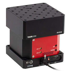 KVS30 - Kinesis<sup>®</sup> 30 mm Vertical Translation Stage, 1/4in-20 and 8-32 Tapped Holes