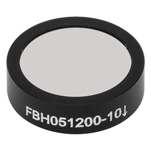 FBH051200-10 - Hard-Coated Bandpass Filter, Ø12.5 mm, CWL = 1200 nm, FWHM = 10 nm