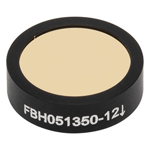 FBH051350-12 - Hard-Coated Bandpass Filter, Ø12.5 mm, CWL = 1350 nm, FWHM = 12 nm
