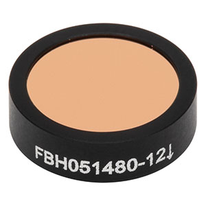 FBH051480-12 - Hard-Coated Bandpass Filter, Ø12.5 mm, CWL = 1480 nm, FWHM = 12 nm