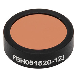 FBH051520-12 - Hard-Coated Bandpass Filter, Ø12.5 mm, CWL = 1520 nm, FWHM = 12 nm