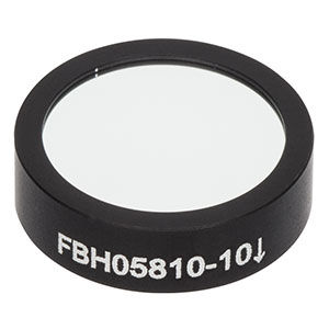 FBH05810-10 - Hard-Coated Bandpass Filter, Ø12.5 mm, CWL = 810 nm, FWHM = 10 nm