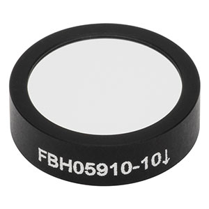 FBH05910-10 - Hard-Coated Bandpass Filter, Ø12.5 mm, CWL = 910 nm, FWHM = 10 nm