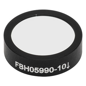 FBH05990-10 - Hard-Coated Bandpass Filter, Ø12.5 mm, CWL = 990 nm, FWHM = 10 nm