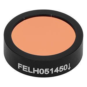 FELH051450 - Ø12.5 mm Longpass Filter, Cut-On Wavelength: 1450 nm