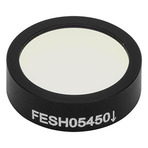 FESH05450 - Ø12.5 mm Shortpass Filter, Cut-Off Wavelength: 450 nm