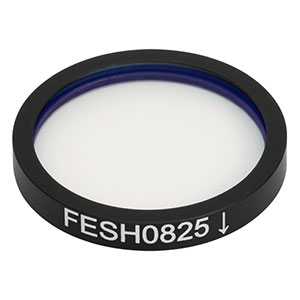 FESH0825 - Ø25.0 mm Shortpass Filter, Cut-Off Wavelength: 825 nm