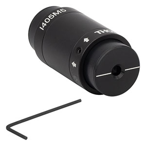I405M5 - Free-Space Isolator, 405 nm, Ø4.5 mm Max Beam, 3 W Max