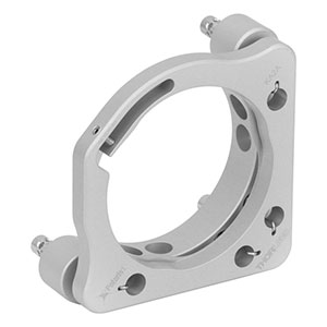KA2A - Polaris®KA Ø2in Kinematic Mirror Mount, 3 Adjusters with Side Holes, Monolithic Optic Retention