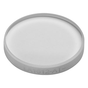 LA1612-A - N-BK7 Plano-Convex Lens, Ø1/2in, f = 75 mm, AR Coating: 350 - 700 nm