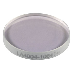 LA4004-1064 - f = 150 mm, Ø1/2in UVFS Plano-Convex Lens, 1064 nm V-Coat