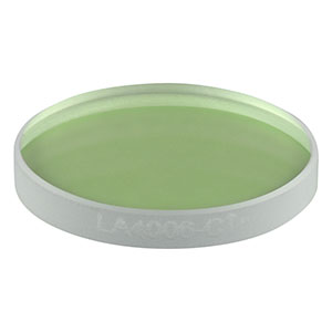 LA4006-C - f = 200 mm, Ø1/2in UVFS Plano-Convex Lens, ARC: 1050 - 1700 nm