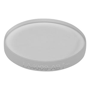 LA4009-AB - f = 350 mm, Ø1/2in UVFS Plano-Convex Lens, ARC: 400 - 1100 nm