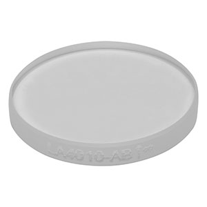 LA4010-AB - f = 400 mm, Ø1/2in UVFS Plano-Convex Lens, ARC: 400 - 1100 nm