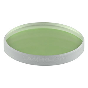 LA4010-C - f = 400 mm, Ø1/2in UVFS Plano-Convex Lens, ARC: 1050 - 1700 nm