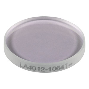 LA4012-1064 - f = 500 mm, Ø1/2in UVFS Plano-Convex Lens, 1064 nm V-Coat