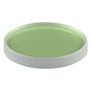 LA4012-C - f = 500 mm, Ø1/2in UVFS Plano-Convex Lens, ARC: 1050 - 1700 nm