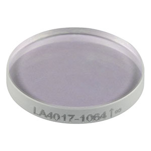 LA4017-1064 - f = 1500 mm, Ø1/2in UVFS Plano-Convex Lens, 1064 nm V-Coat